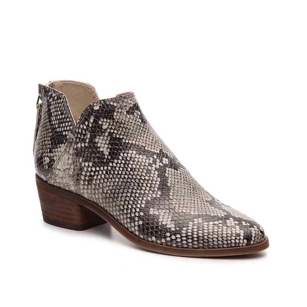 Dolce Vita Karsen Snakeskin Ankle Bootie